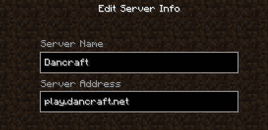 The IP address to our Minecraft Skyblock server