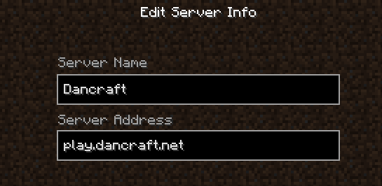 Dancraft Minecraft Server